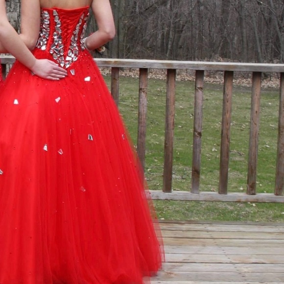 Red Prom Dress - Picture 3 of 5